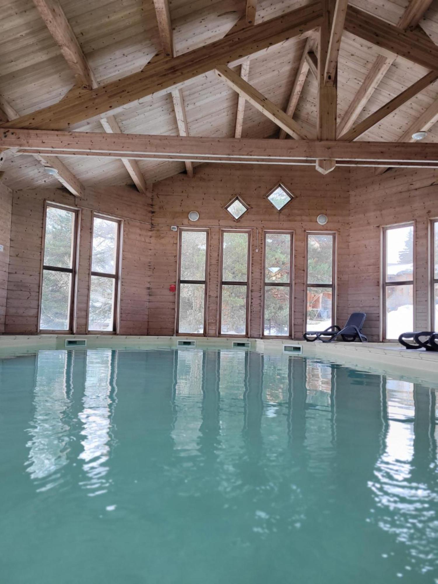 Chalet By Sophie Superdevoluy Avec Piscine Exterior photo
